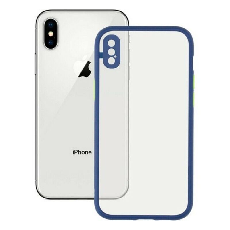 Handyhülle iPhone X , XS KSIX Duo Soft Blau